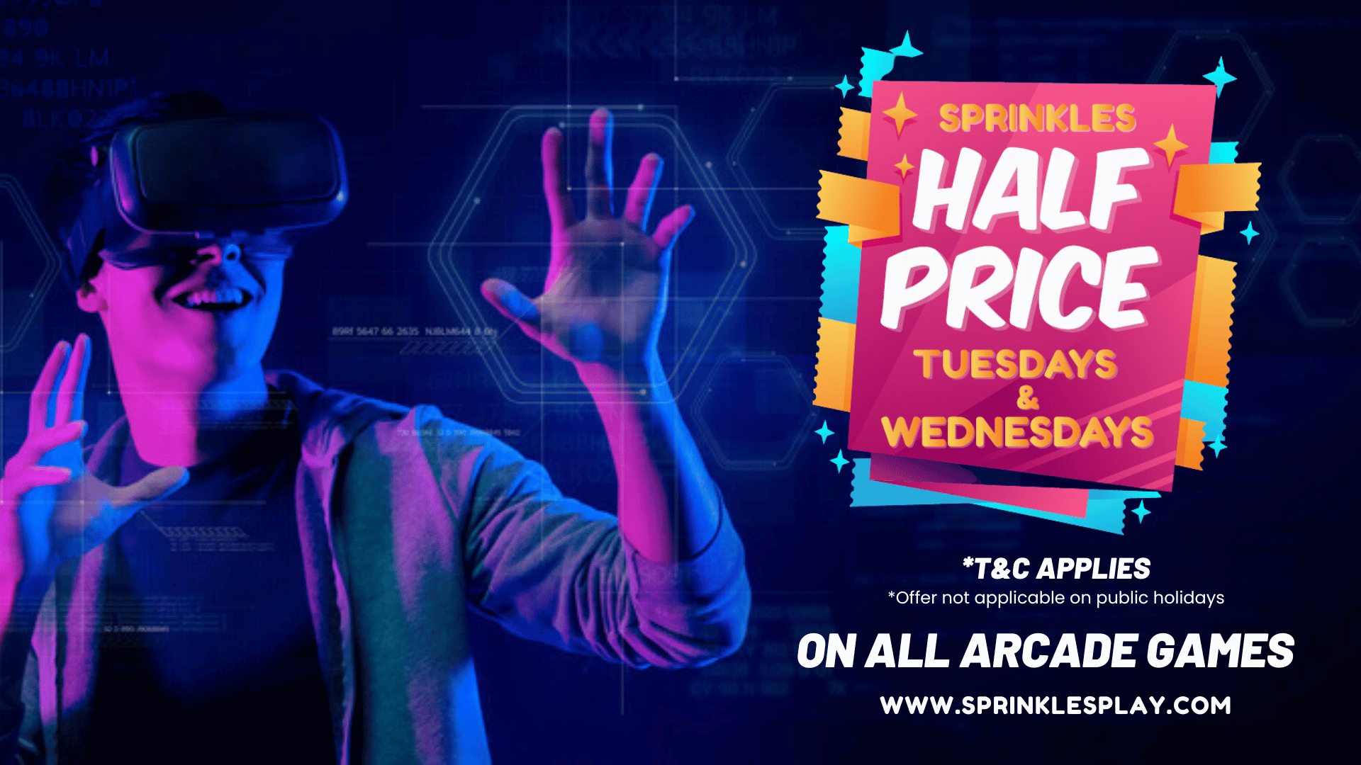 Arcade half price