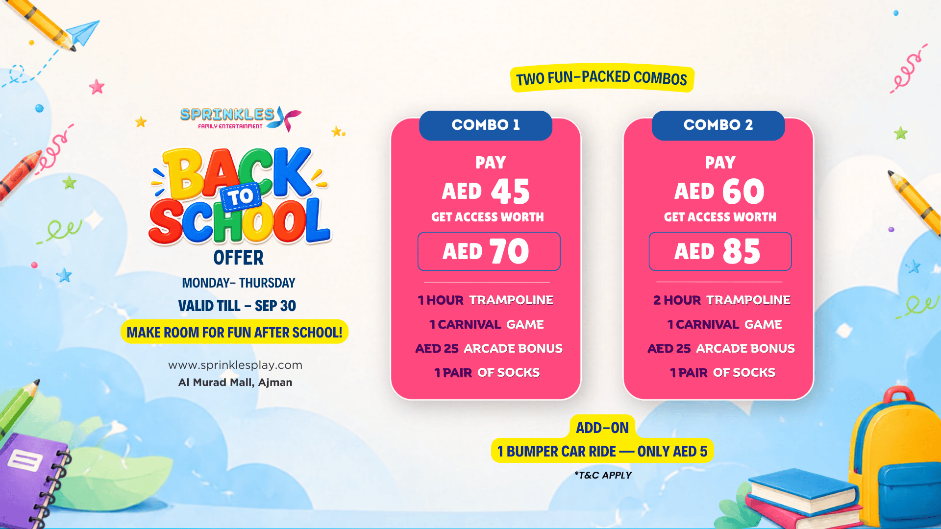 Back To School Offer!